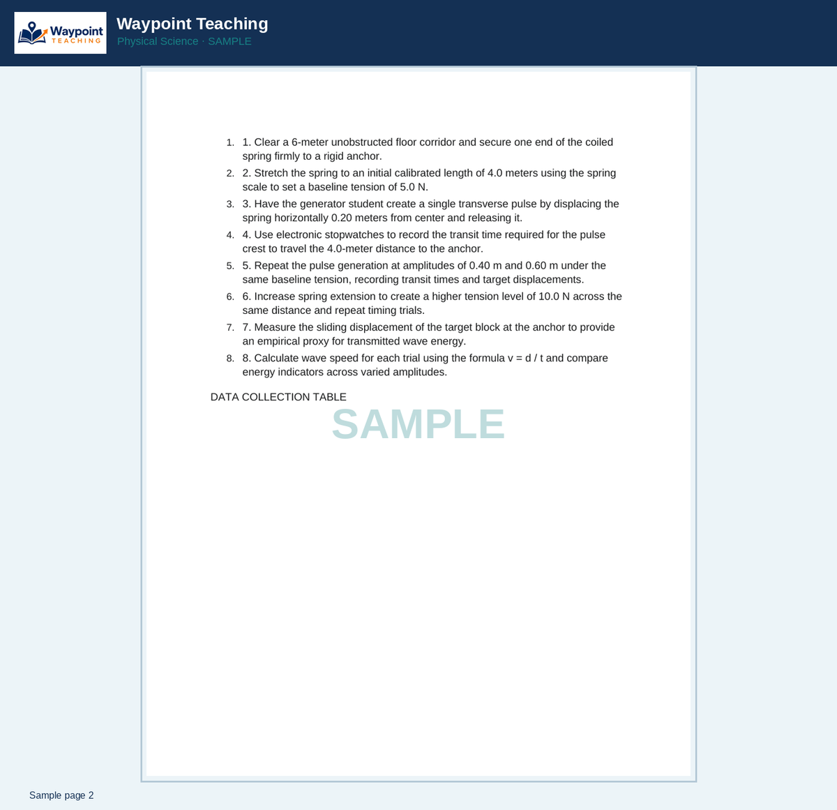 Sample page 2