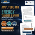 Amplitude and Energy Transfer in Waves Reading Worksheet cover