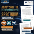 Analyzing the Electromagnetic Spectrum Reading Worksheet cover