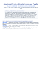 Circuits: Series & Parallel CER Task Cards sample page