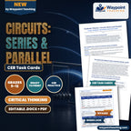 Circuits: Series & Parallel CER Task Cards cover