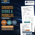Circuits: Series & Parallel Guided Notes cover