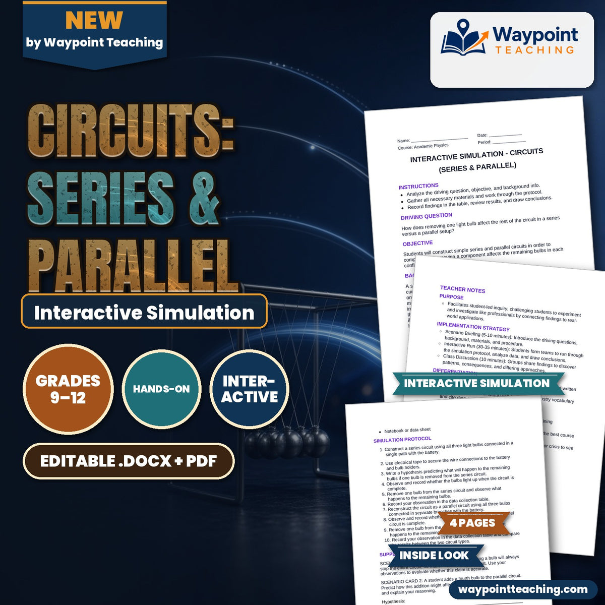 Circuits: Series & Parallel Interactive Simulation cover