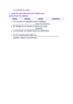 Circuits: Series & Parallel Spanish Guided Notes sample page