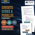 Circuits: Series & Parallel Spanish Guided Notes cover