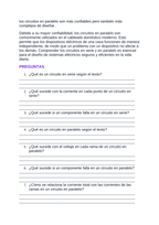 Circuits: Series & Parallel Spanish Reading Passage & Comprehension Questions sample page