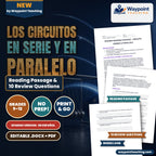 Circuits: Series & Parallel Spanish Reading Passage & Comprehension Questions cover