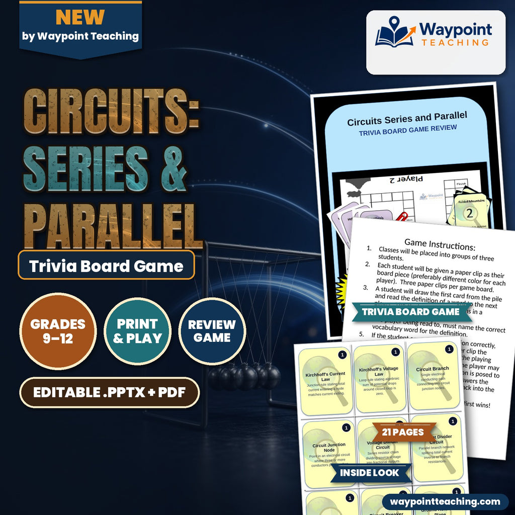 Circuits: Series & Parallel Trivia Board Game cover