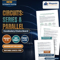 Circuits: Series & Parallel Vocabulary Choice Board cover