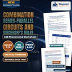 Combination Series-Parallel Circuits and Kirchhoff's Rules CER Phenomena Worksheet cover