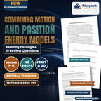 Combining Motion and Position Energy Models Reading Worksheet cover