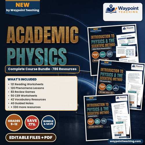 Academic Physics Complete Course Bundle cover