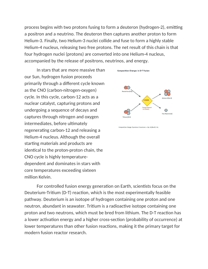 Composition Changes During Nuclear Fusion Reading Worksheet sample page