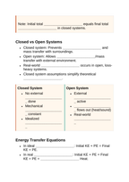 Conservation of Energy Guided Notes sample page