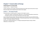 Conservation of Energy Model Response & Scoring Guide sample page
