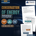 Conservation of Energy Model Response & Scoring Guide cover