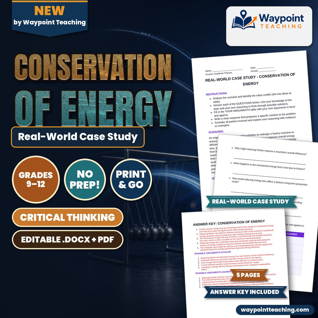 Conservation of Energy Real-World Case Study cover