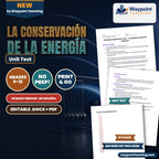 Conservation of Energy Spanish Unit Test cover