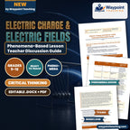 Electric Charge & Electric Fields Phenomena-Based Lesson: Electrostatic Hair-Standing Levitation on a Van de Graaff Generator and the Electrostatic Invariance Inside a Metallic Faraday Cage Teacher Discussion Guide cover