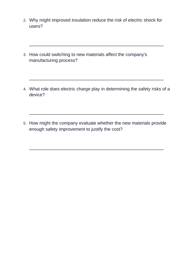 Electric Charge & Electric Fields Real-World Case Study sample page