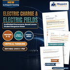 Electric Charge & Electric Fields Scaffolded Phenomena-Based Lesson: Electrostatic Hair-Standing Levitation on a Van de Graaff Generator and the Electrostatic Invariance Inside a Metallic Faraday Cage Student Response Sheet cover