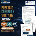 Electric Current & Voltage Bell Ringers & Exit Tickets cover