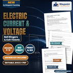 Electric Current & Voltage Bell Ringers & Exit Tickets cover