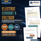 Electric Current & Voltage Scaffolded Phenomena-Based Lesson: Minimizing Ohmic Resistance Heating Losses Across Continental Distances Using Megavolt Ultra-High-Voltage DC Supergrids Student Response Sheet cover