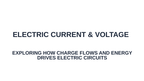 Electric Current & Voltage Substitute Slideshow & Teacher Guide sample page