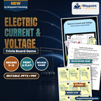Electric Current & Voltage Trivia Board Game cover