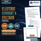 Electric Current & Voltage Unit Test cover