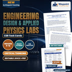 Engineering Design & Applied Physics Labs CER Task Cards cover