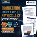 Engineering Design & Applied Physics Labs Phenomena-Based Lesson: Flawless Multi-Stage Mechanical Deployment of the James Webb Space Telescope's Tennis-Court-Sized Cryogenic Sunshield at Lagrange Point 2 Teacher Discussion Guide cover