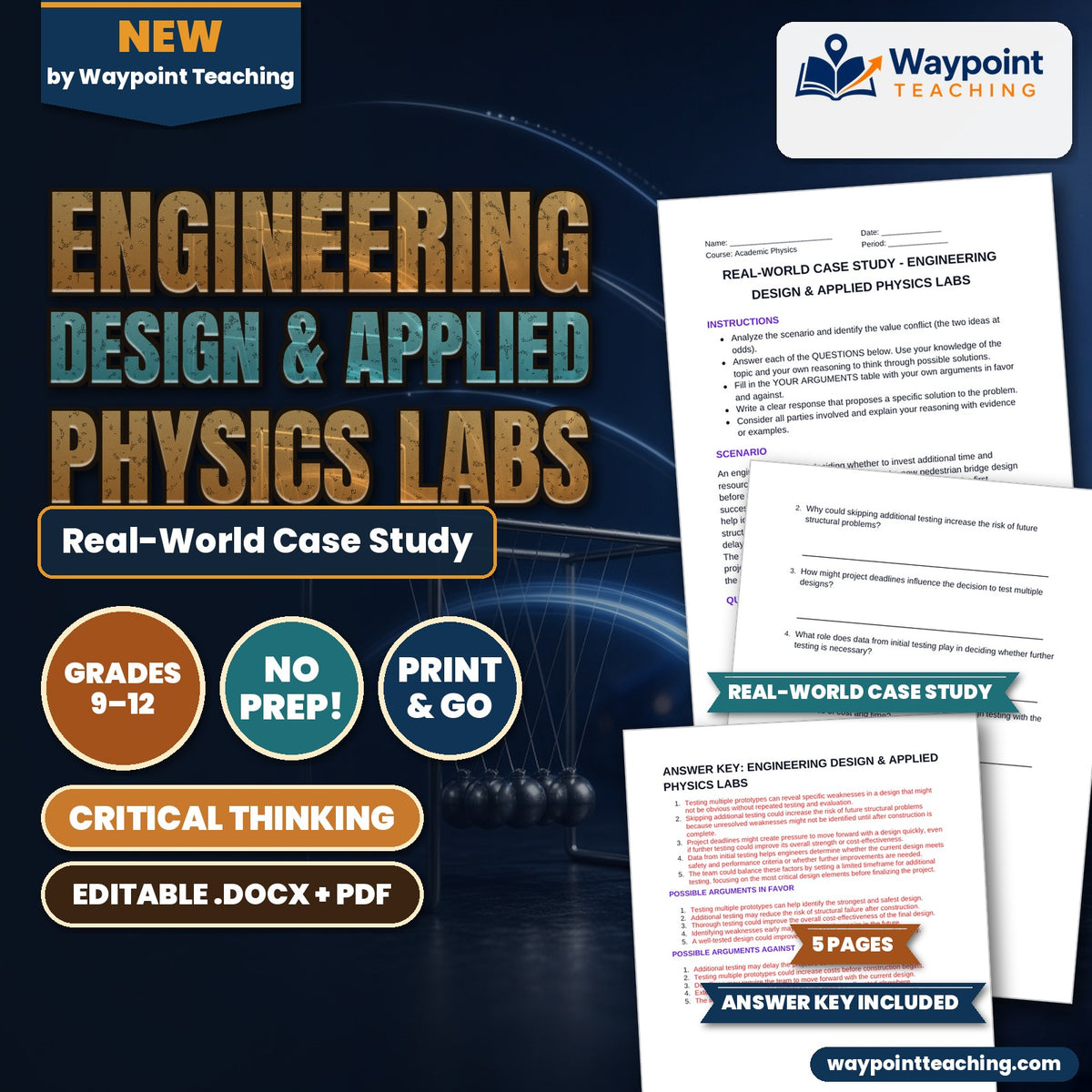 Engineering Design & Applied Physics Labs Real-World Case Study cover