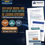 Explosive Recoil and Center-of-Mass Motion in Launch Systems CER Phenomena Worksheet cover