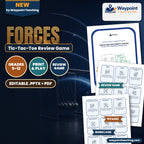 Forces: Friction, Gravity, & Applied Forces Tic-Tac-Toe Review Game cover