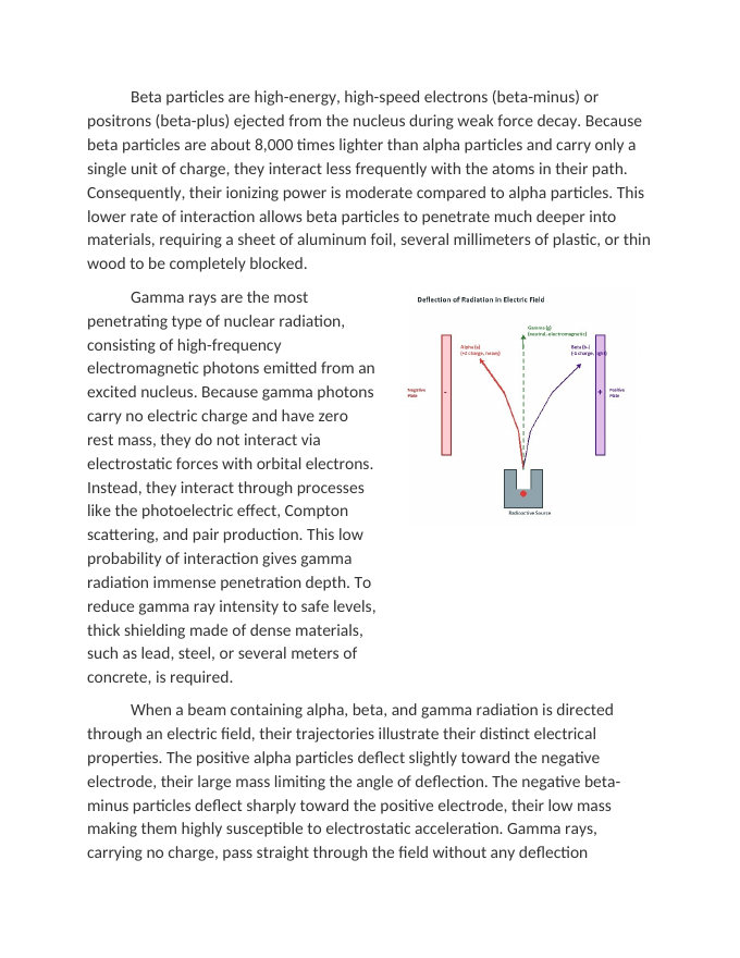 Illustrating Alpha, Beta, and Gamma Decay Reading Worksheet sample page