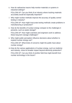 Introduction to Nuclear Energy & Applications Critical Thinking Prompts sample page