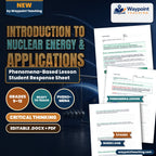 Introduction to Nuclear Energy & Applications Phenomena-Based Lesson: Five Decades of Deep-Space Exploration Powered by Voyager's Radioisotope Thermoelectric Generators and the Luminous Blue Glow of Cherenkov Radiation Student Response Sheet cover