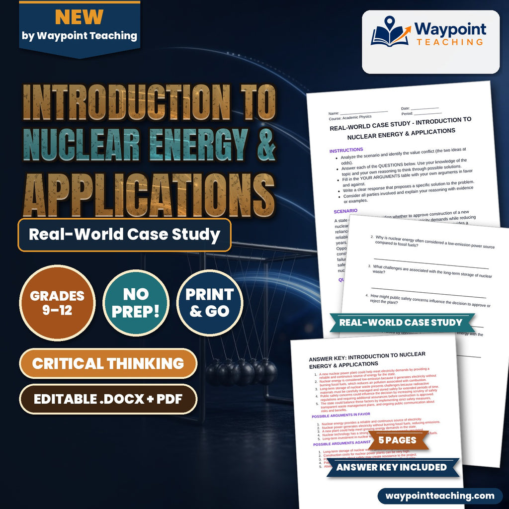 Introduction to Nuclear Energy & Applications Real-World Case Study cover
