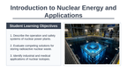 Introduction to Nuclear Energy & Applications Slide Show Presentation sample page