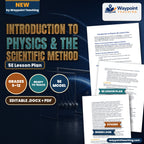 Introduction to Physics & the Scientific Method 5E Lesson Plan cover
