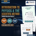 Introduction to Physics & the Scientific Method BINGO Review Game cover