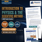 Introduction to Physics & the Scientific Method CER Task Cards cover