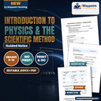 Introduction to Physics & the Scientific Method Guided Notes cover