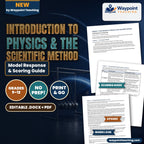 Introduction to Physics & the Scientific Method Model Response & Scoring Guide cover