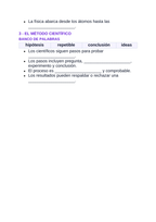 Introduction to Physics & the Scientific Method Spanish Guided Notes sample page