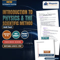 Introduction to Physics & the Scientific Method Spanish Unit Test cover