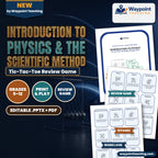 Introduction to Physics & the Scientific Method Tic-Tac-Toe Review Game cover