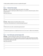 Kinematics: Describing Motion Bell Ringers & Exit Tickets sample page